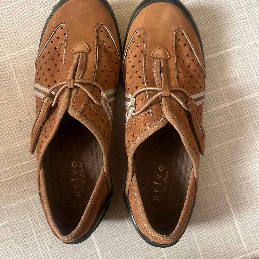 Clark’s Brown Casual Slip-On Shoes